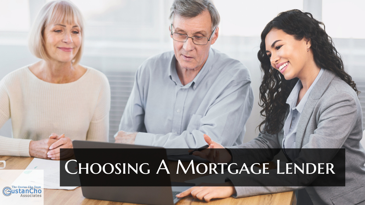 Choosing A Mortgage Lender