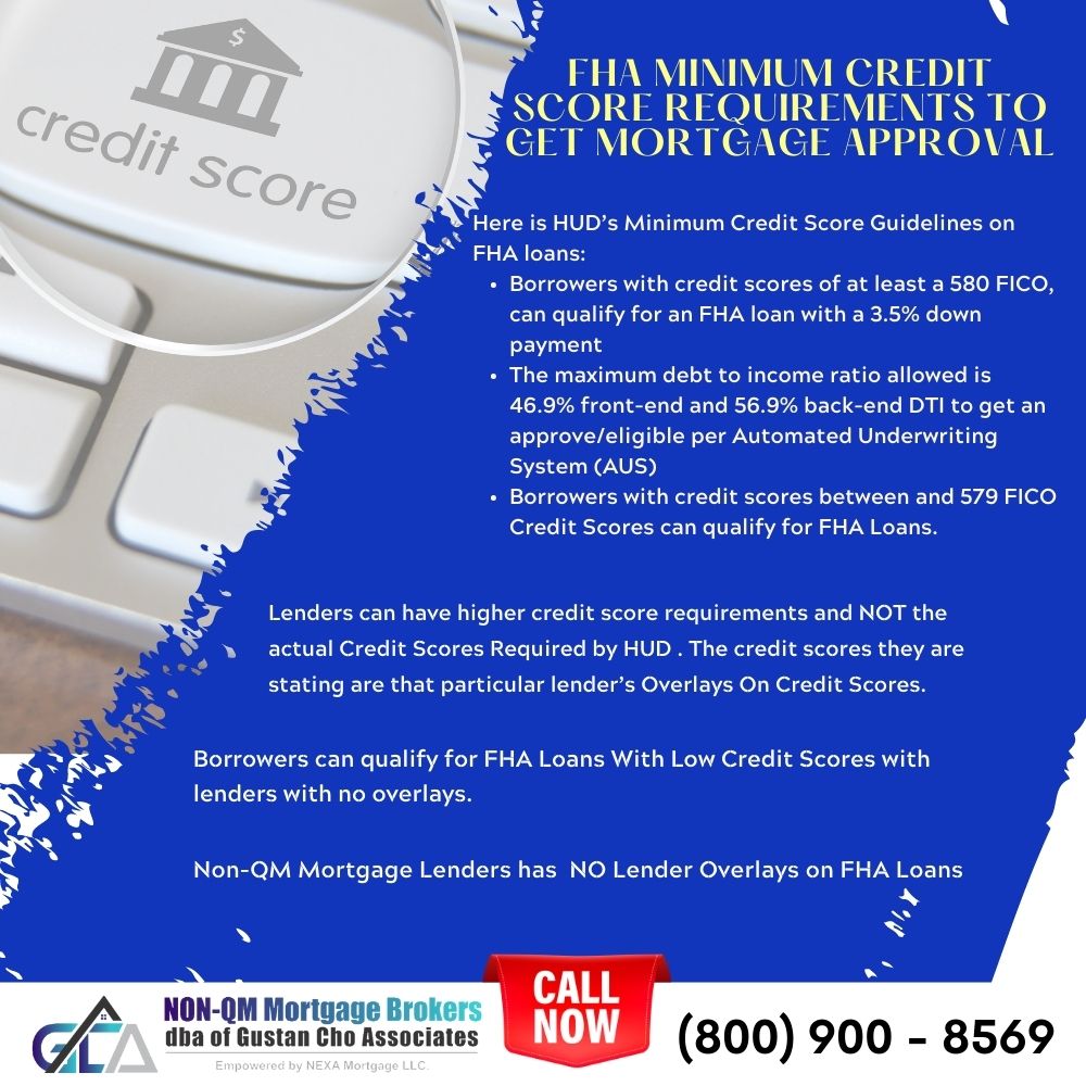 FHA Minimum Credit Score Requirements to Get Mortgage Approval